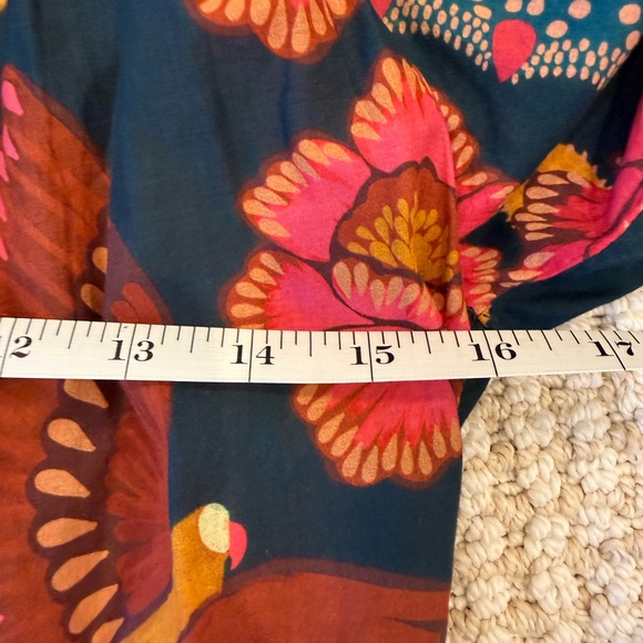 FARM Rio Floral Long Sleeve Dress - Pink and Blue - Picture 8 of 8